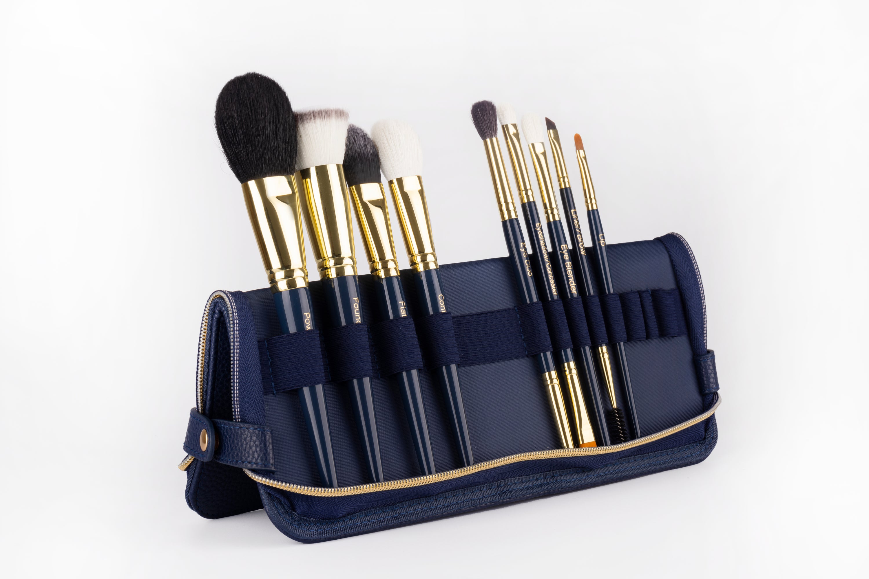 9-Piece Pop-up Professional Makeup Brush Set