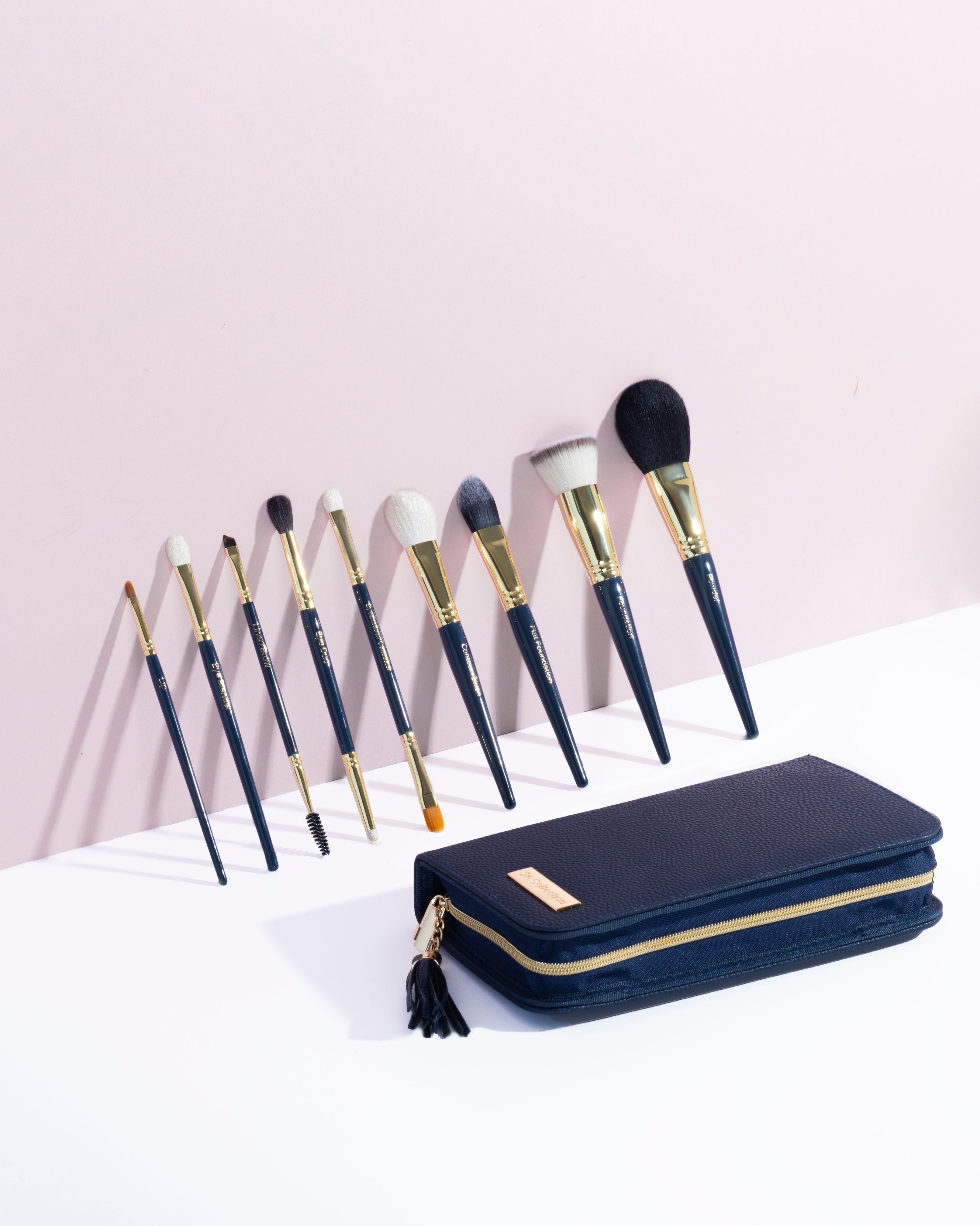 9-Piece Pop-up Professional Makeup Brush Set